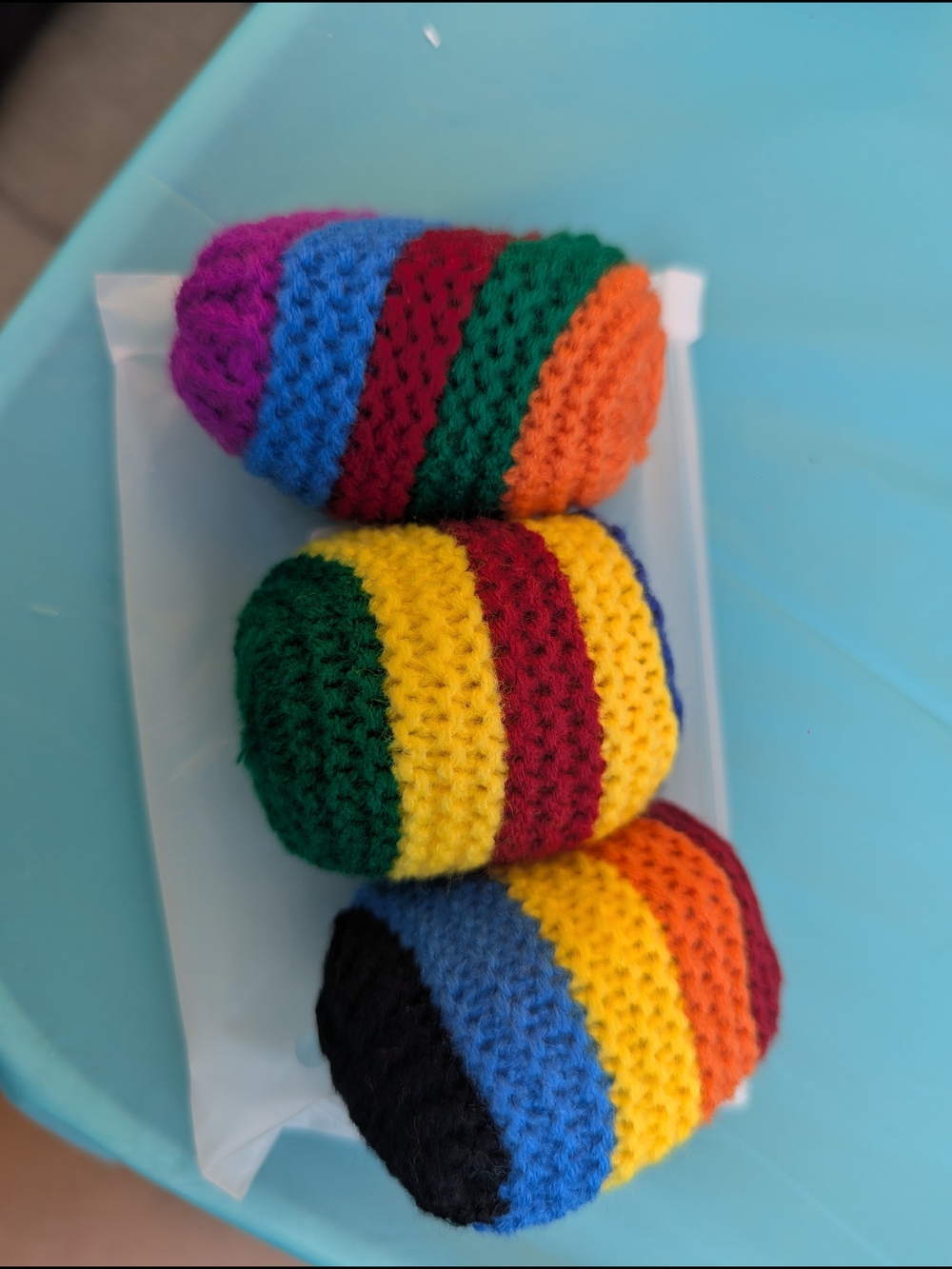 Handmade Footbag Sack Set Of 3